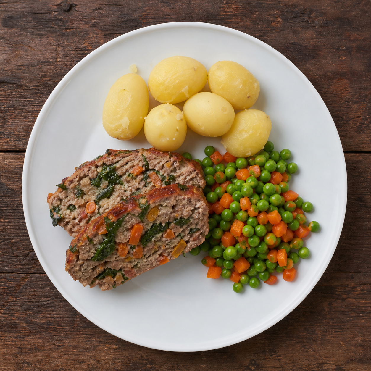Farsbrød med spinat