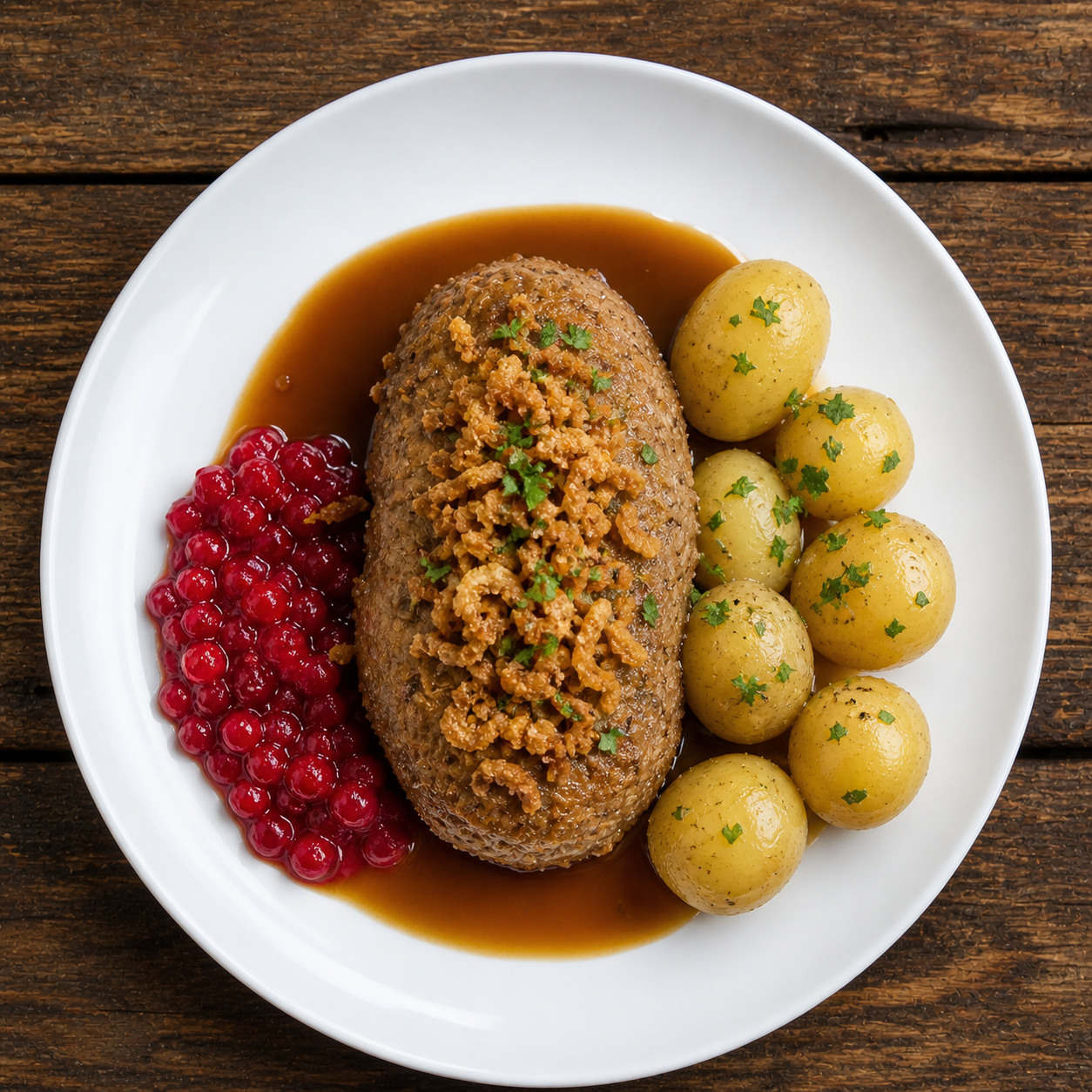 Gammeldags forloren hare med ribsgelé