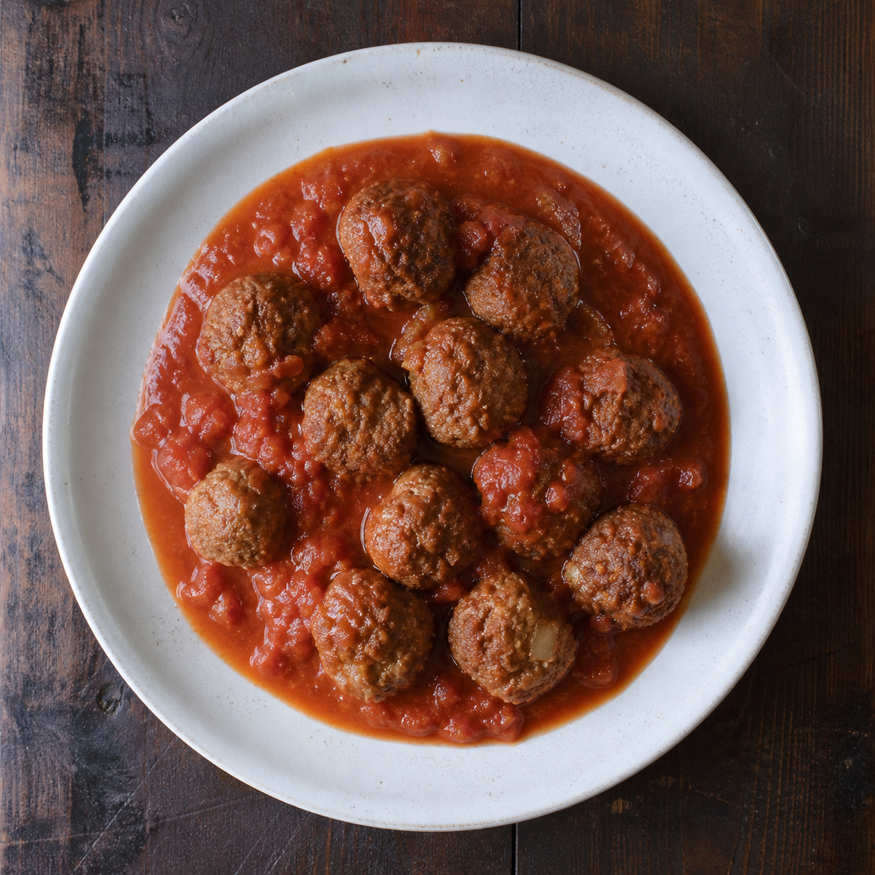Kødboller i tomatsauce