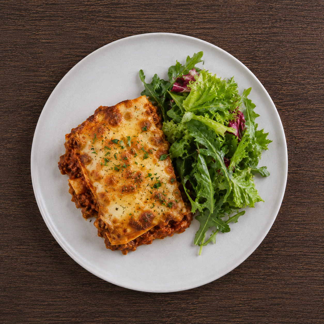 Lasagne med oksekød