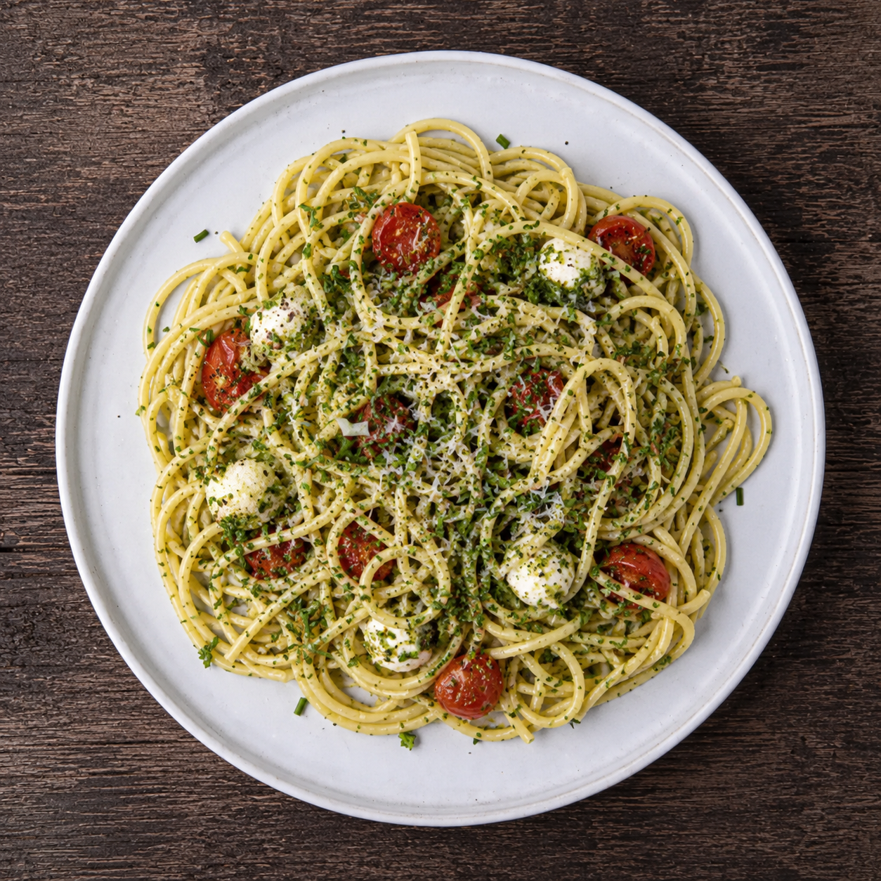 Pasta med pesto