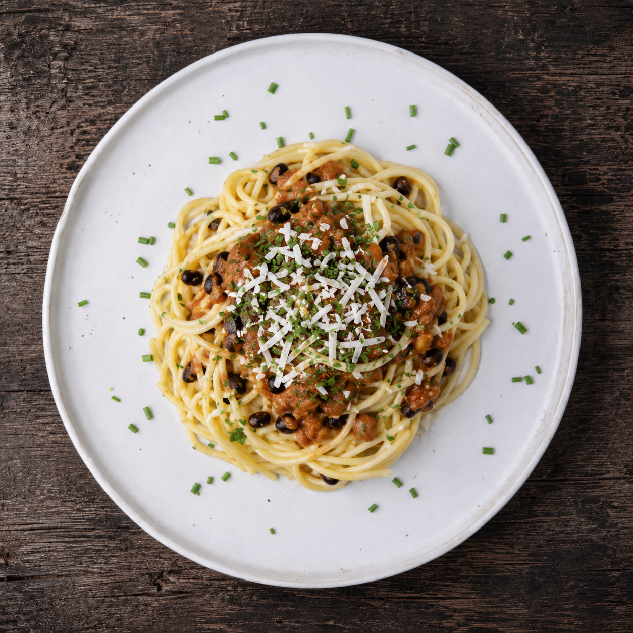 Vegetar pasta bolognese